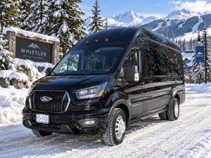 15 passenger AWD Ford Transit rental for Whistler trips