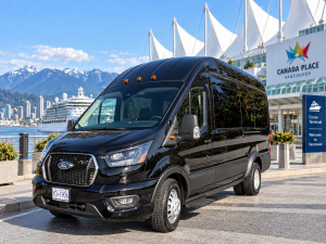 15 passenger van rental Vancouver cruise terminal Canada Place