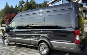 Ford Transit 350 XLT 15 passenger van rental Vancouver